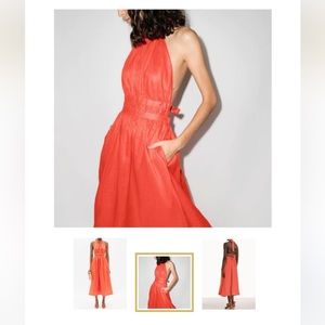 Zimmermann Shelly blood-orange dress -new with tags -Zimmermann size 0,US size 4